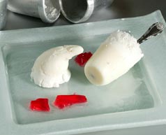 Helado de leche merengada