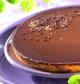 Tarta de chocolate amargo