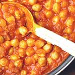 Garbanzos con tomate