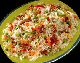 Arroz con verduras