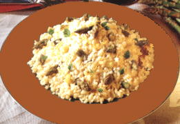 Arroz con esparragos trigueros