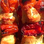 Brochetas de pollo